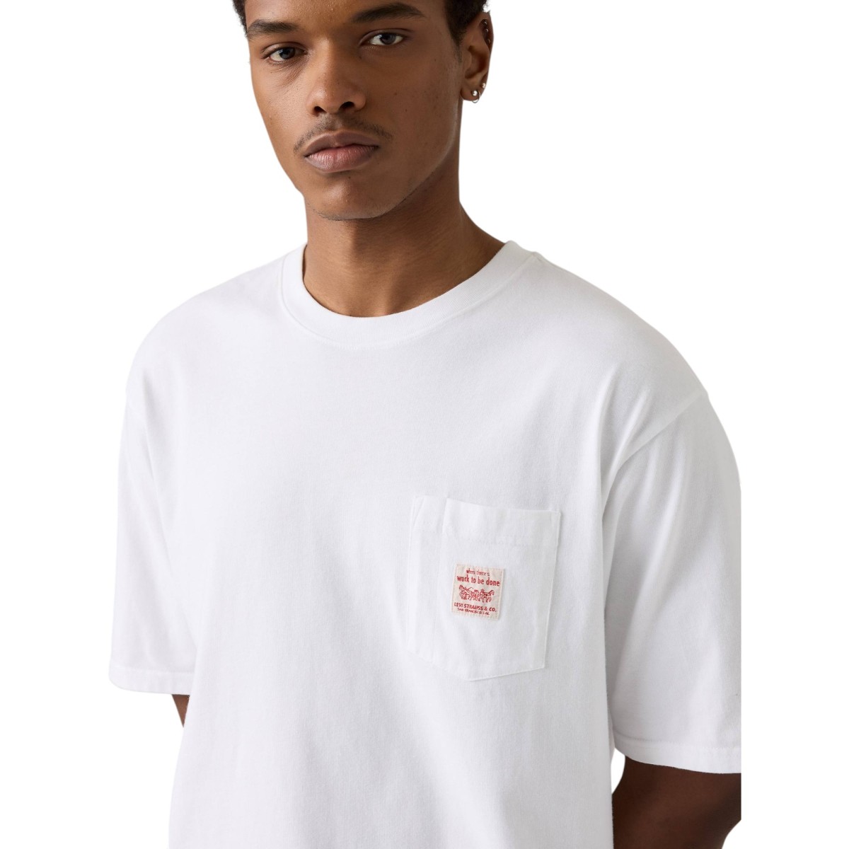 Levi's - T-shirt blanc homme