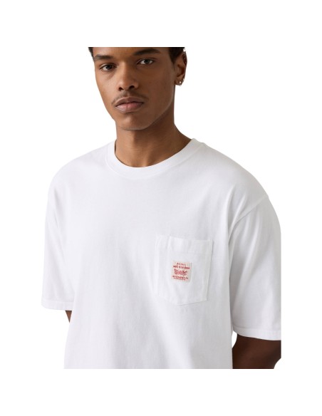 Levi's - T-shirt blanc homme