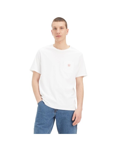 Levi's - T-shirt blanc homme