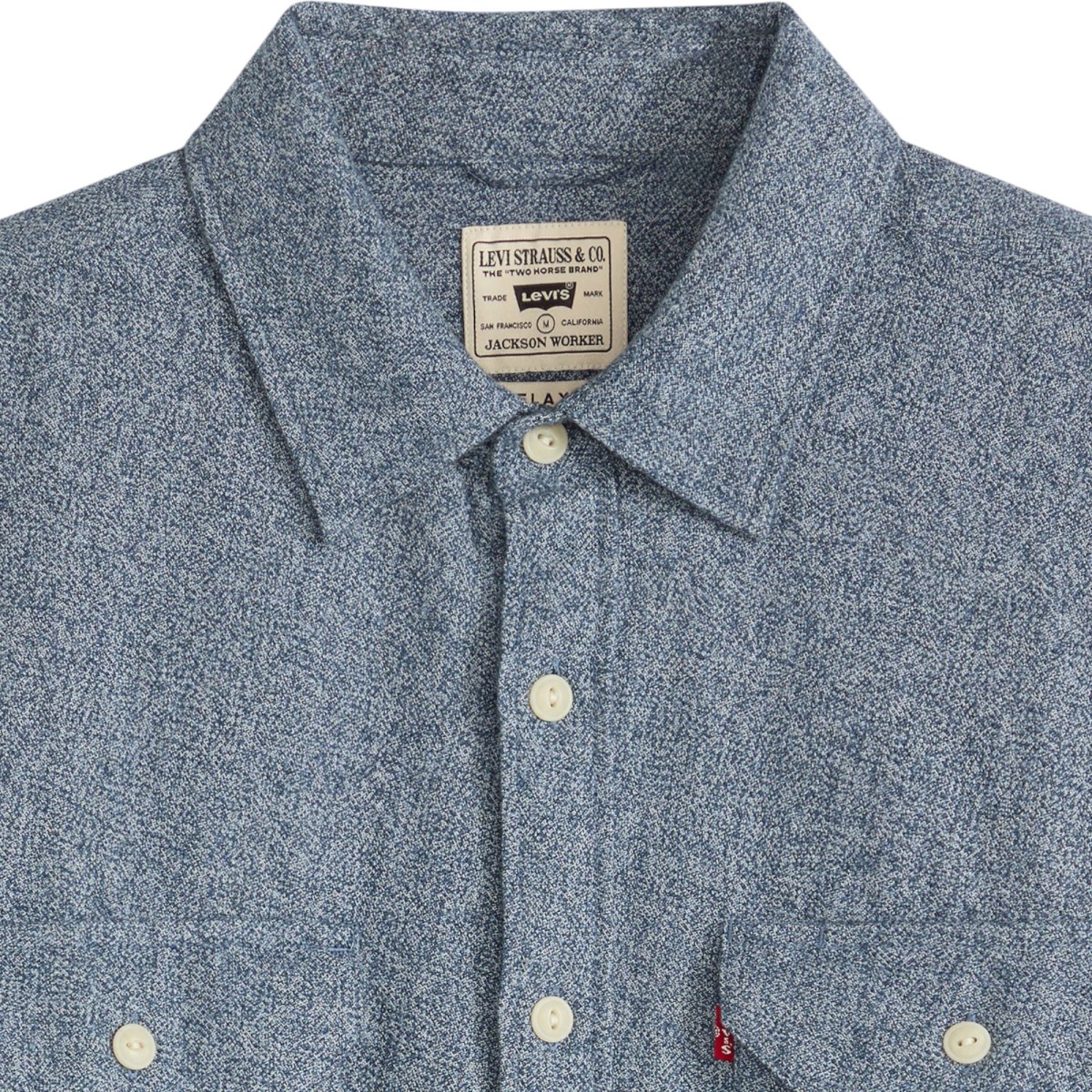 Levi's - Chemise bleu chiné pour homme