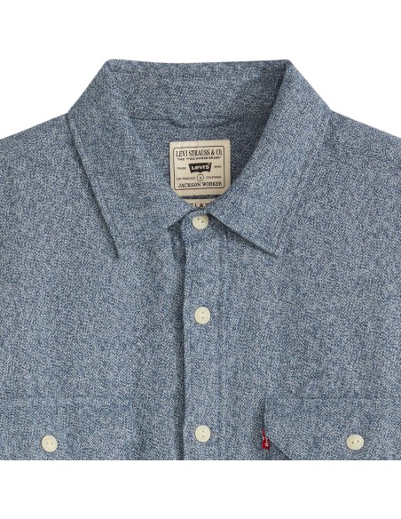 Levi's - Chemise bleu chiné pour homme