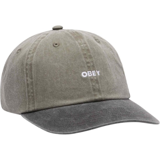 OBEY - Casquette olive noir chiné