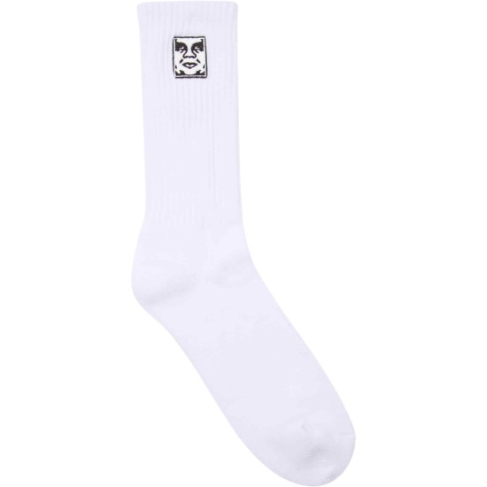 OBEY - Chaussettes André The Giant blanc