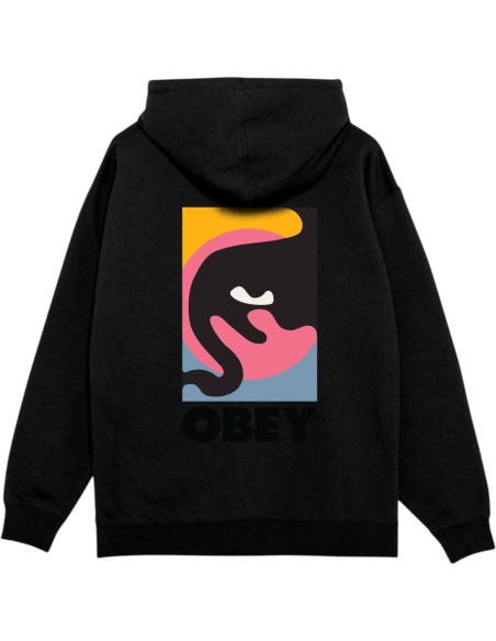 OBEY - Sweat noir avec flocage André The Giant