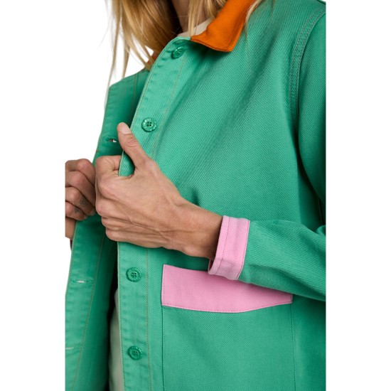 Graine Clothing - Veste en jean verte 2