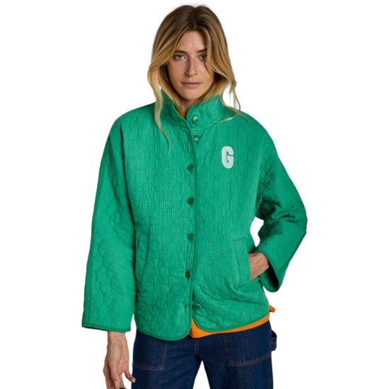 Graine Clothing - Veste loose matelassée vert