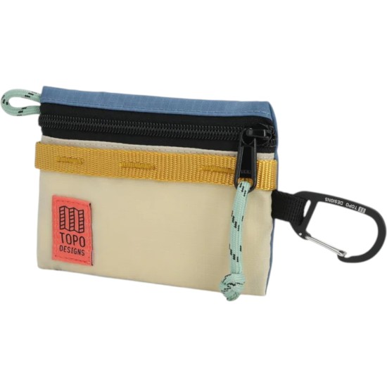 Topo designs - Mini pochette rando beige bleu