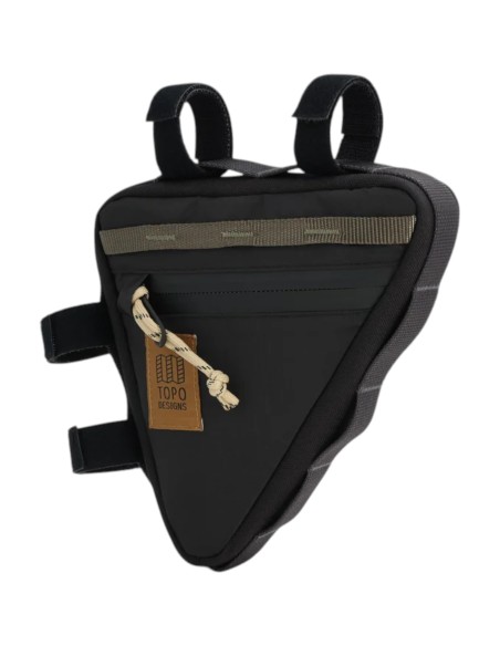 Topo designs - Pochette pour cadre de vélo noir