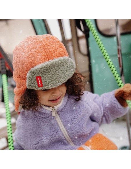 Hello Hossy | Chapka saumon et vert