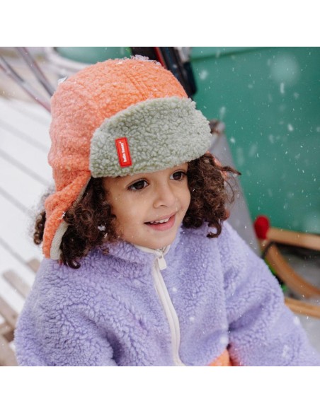 Hello Hossy | Chapka saumon et vert