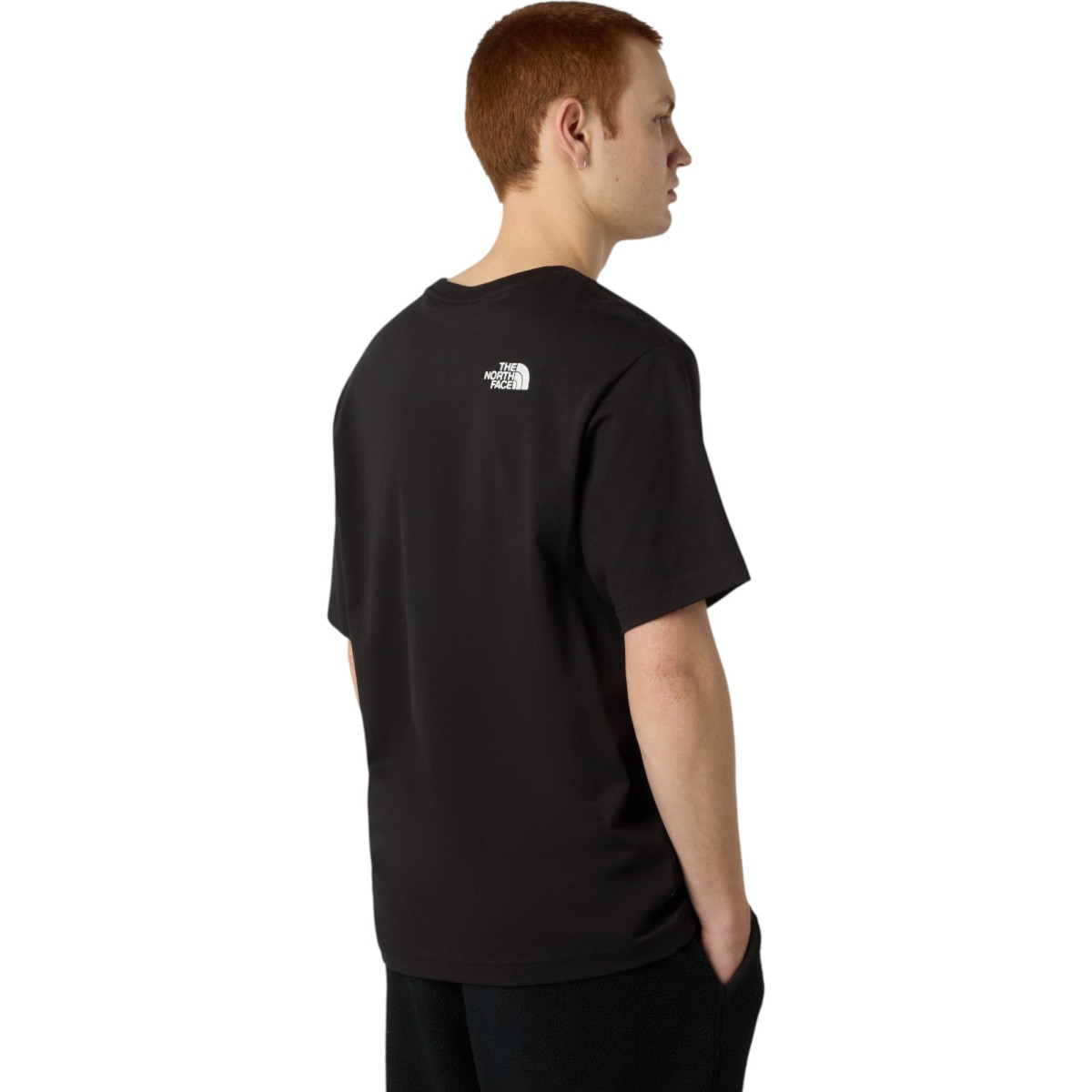 THE NORTH FACE - T-shirt unisexe noir avec broderie