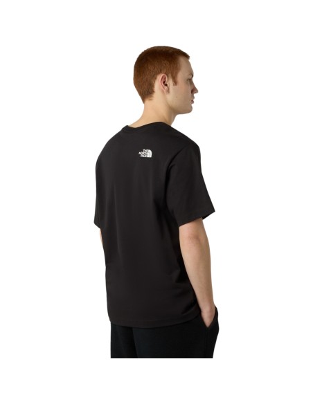 THE NORTH FACE - T-shirt unisexe noir avec broderie