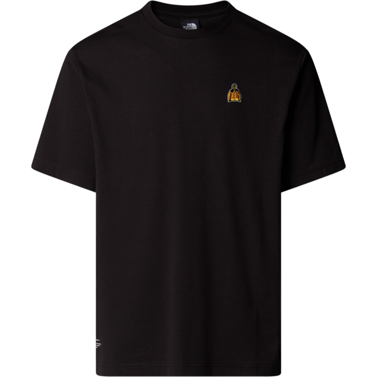 THE NORTH FACE - T-shirt unisexe noir avec broderie