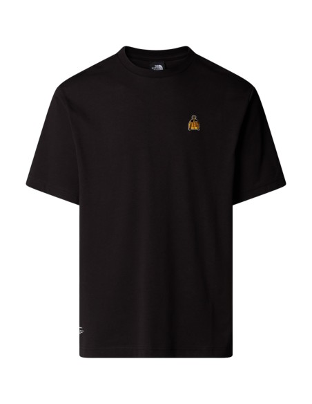 THE NORTH FACE - T-shirt unisexe noir avec broderie