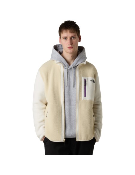 THE NORTH FACE -  Veste polaire blanc écru