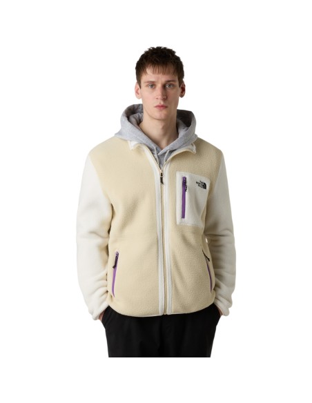 THE NORTH FACE -  Veste polaire blanc écru