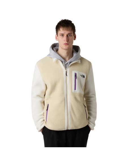 THE NORTH FACE -  Veste polaire blanc écru