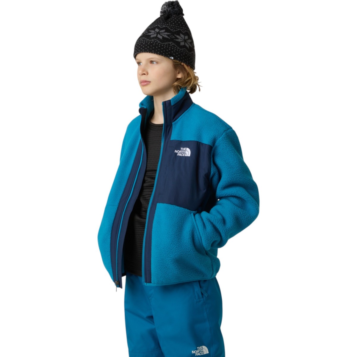 THE NORTH FACE -  Veste polaire bleu enfant