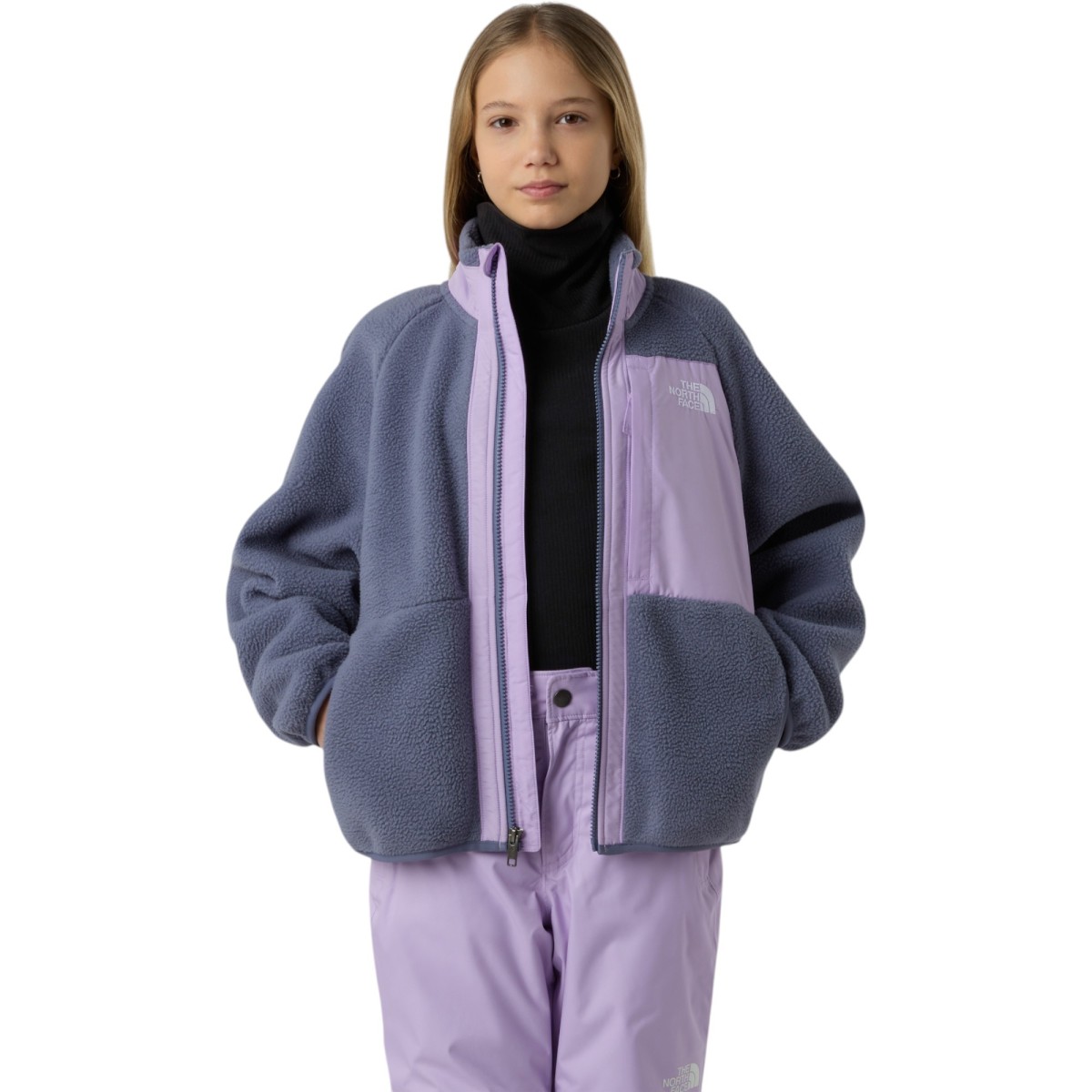 THE NORTH FACE -  Veste polaire violet enfant
