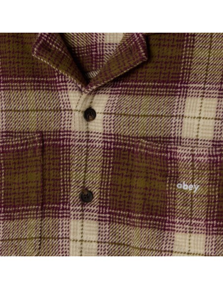 OBEY - Veste chemise à carreaux