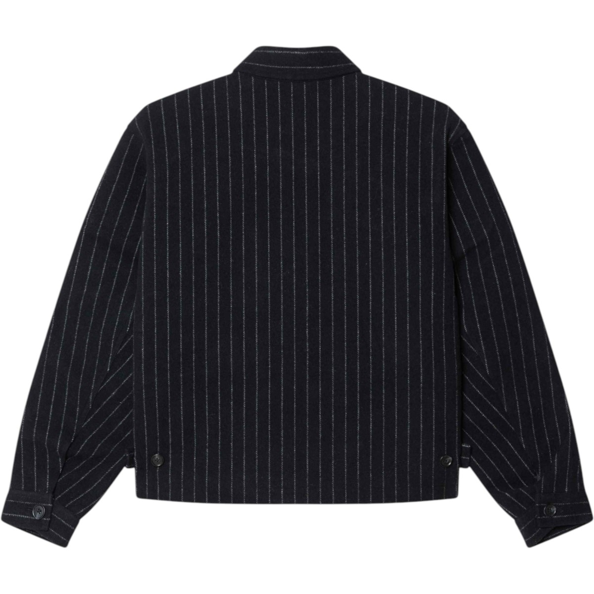 OBEY - Veste à rayures bleu foncé