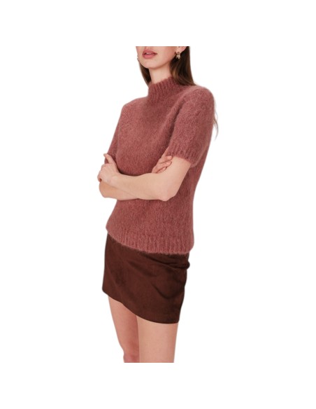 Grace et Mila |Pull manches courtes terracotta