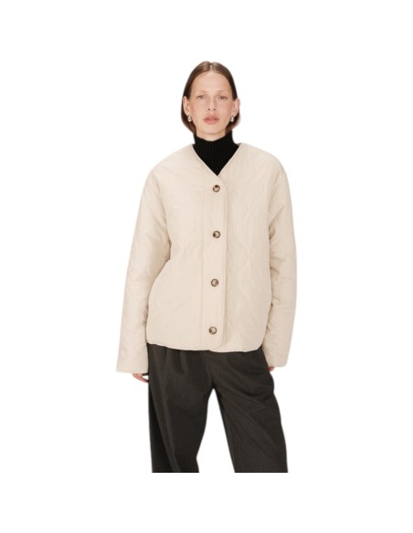 Grace et Mila | Veste matelassée beige