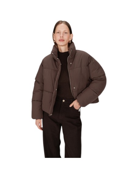 Grace et Mila | Doudoune courte chocolat