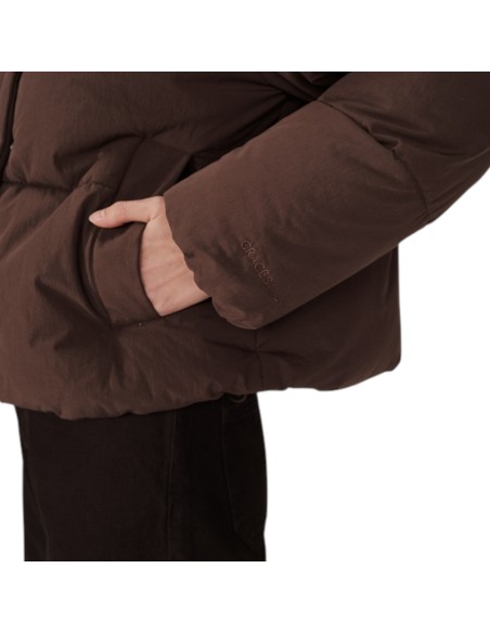 Grace et Mila | Doudoune courte chocolat