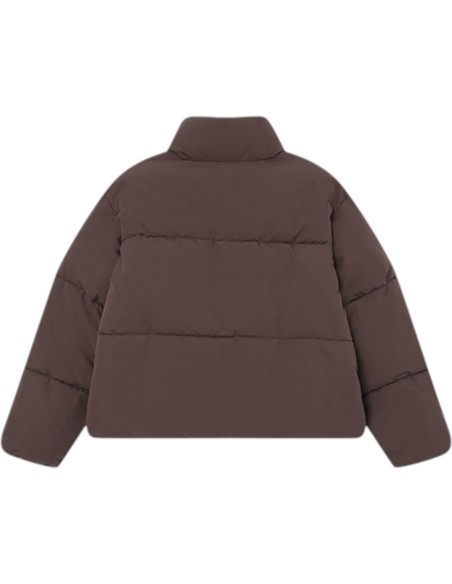 Grace et Mila | Doudoune courte chocolat