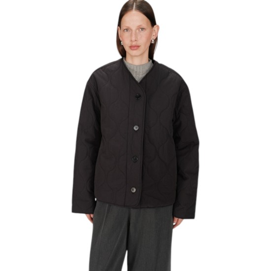 Grace et Mila | Veste matelassée noir