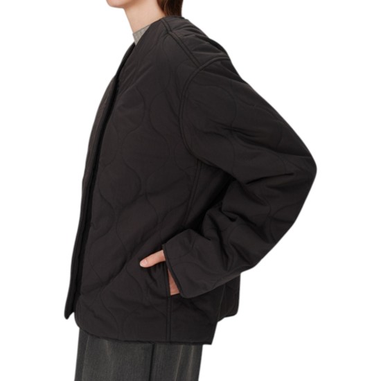 Grace et Mila | Veste matelassée noir 2