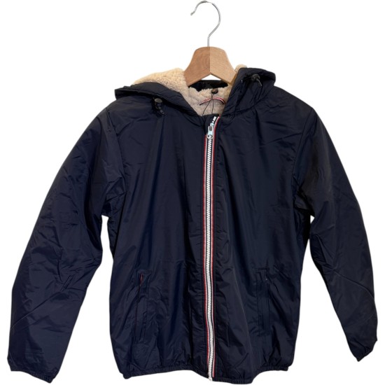 Laura Jo | Manteau imperméable bleu marine enfant
