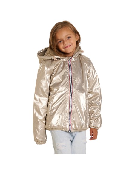 Laura Jo | Manteau imperméable or enfant