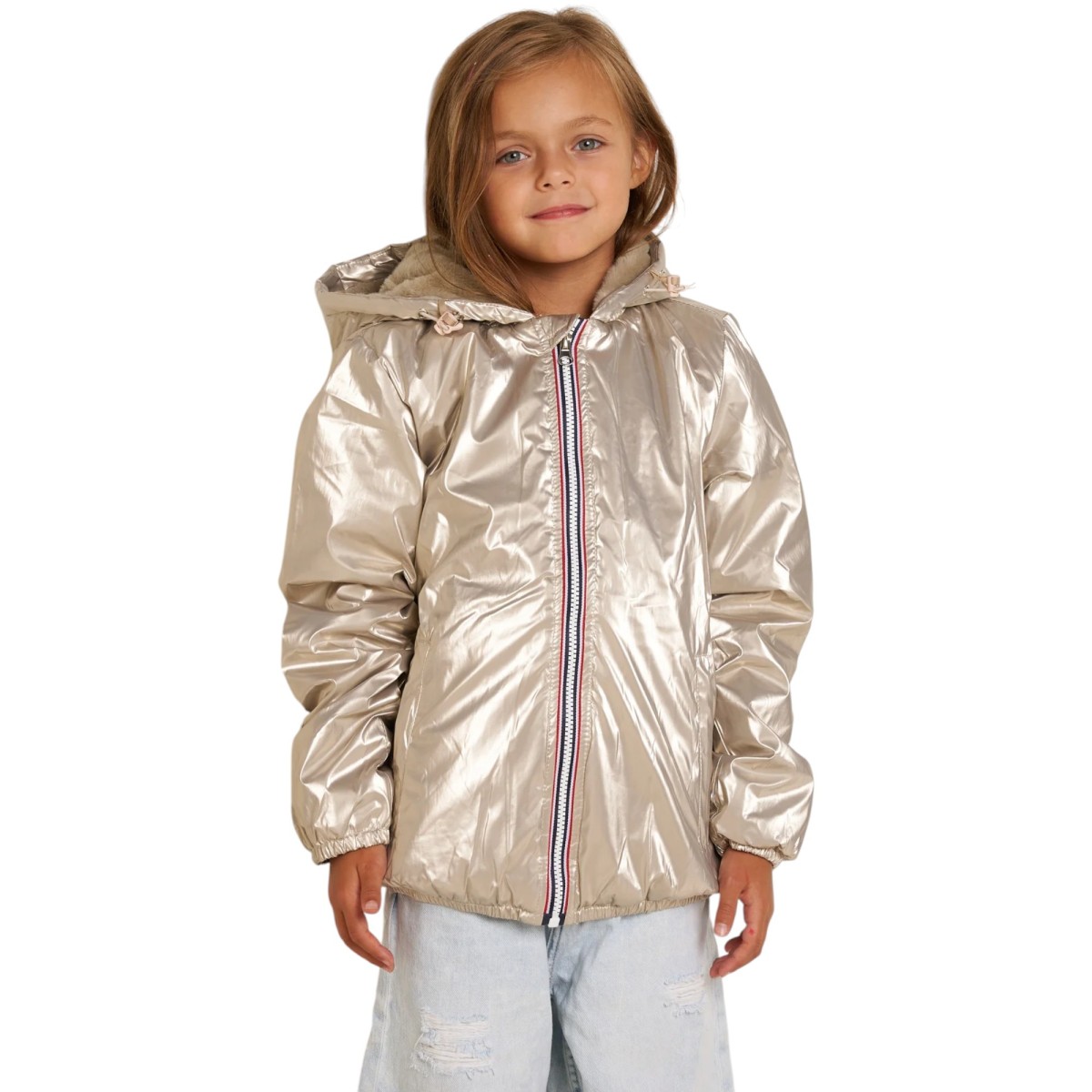Laura Jo | Manteau imperméable or enfant