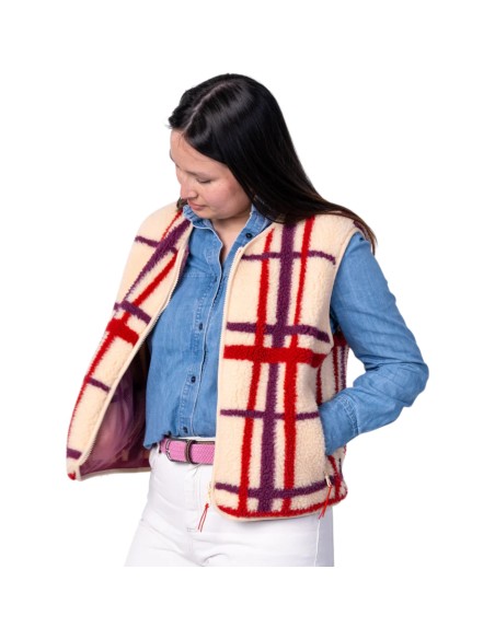 BillyBelt | Veste sans manche à carreaux femme