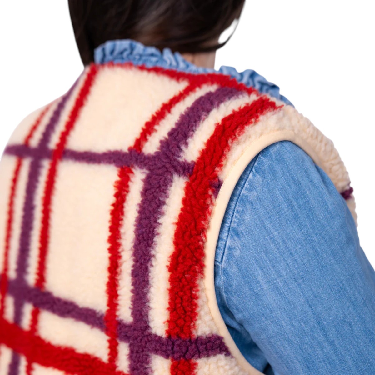 BillyBelt | Veste sans manche à carreaux femme