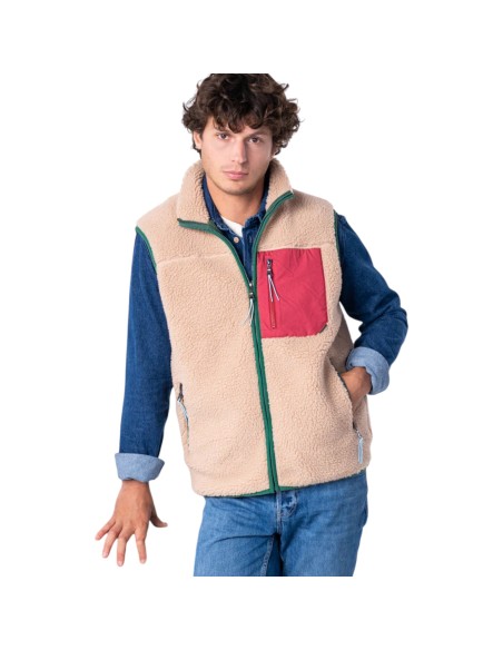 BillyBelt | Veste sans manche beige unisexe