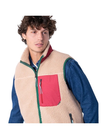 BillyBelt | Veste sans manche beige unisexe