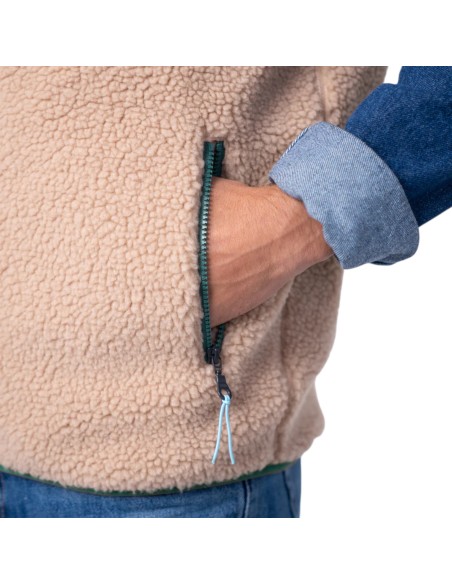 BillyBelt | Veste sans manche beige unisexe