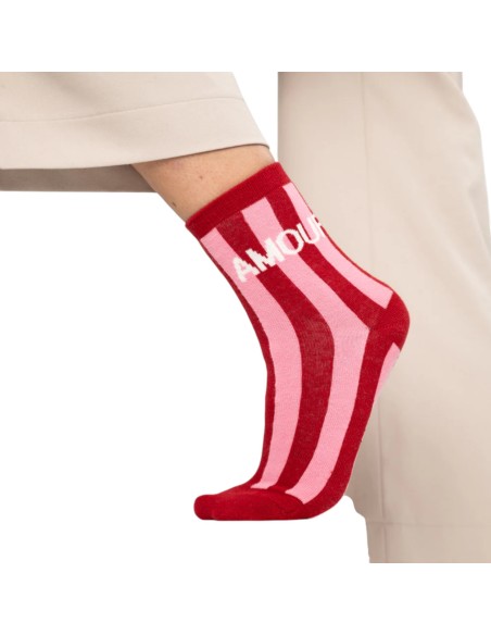 BillyBelt | Chaussettes amour rose rouge