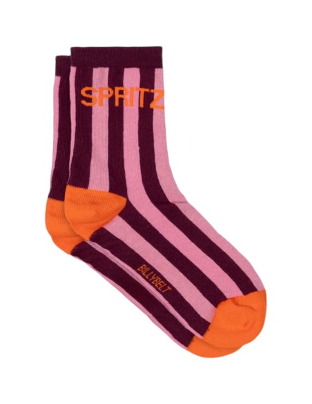 BillyBelt | Chaussettes spritz bordeaux rose