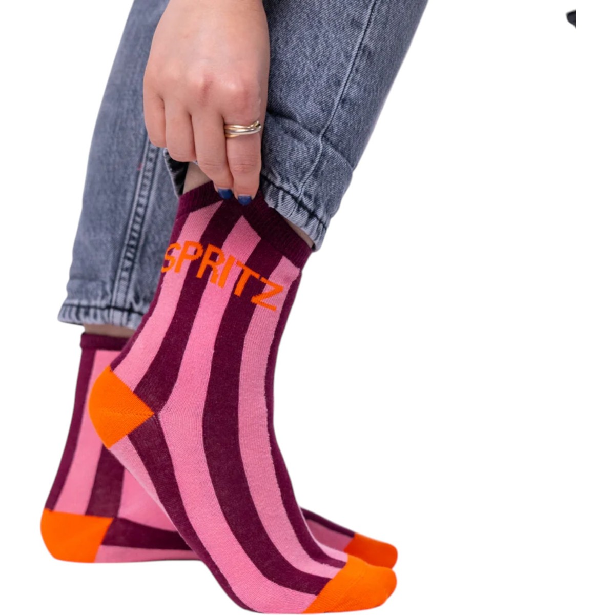 BillyBelt | Chaussettes spritz bordeaux rose