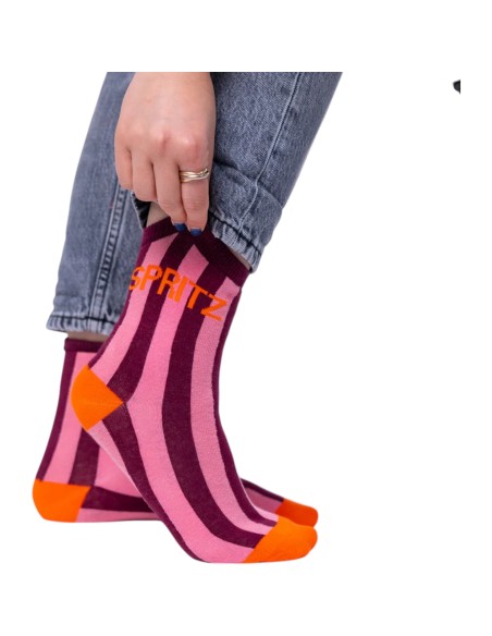 BillyBelt | Chaussettes spritz bordeaux rose