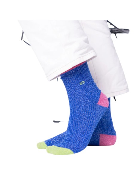 BillyBelt | Chaussettes pailletées bleu électrique