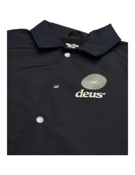Deus Ex Machina - Veste noire avec impression