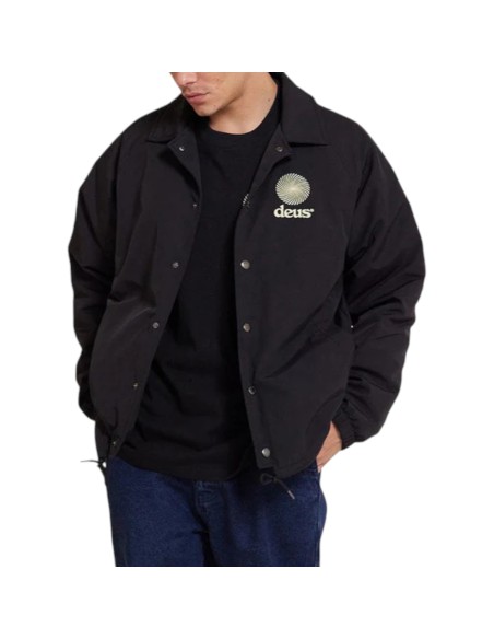 Deus Ex Machina - Veste noire avec impression