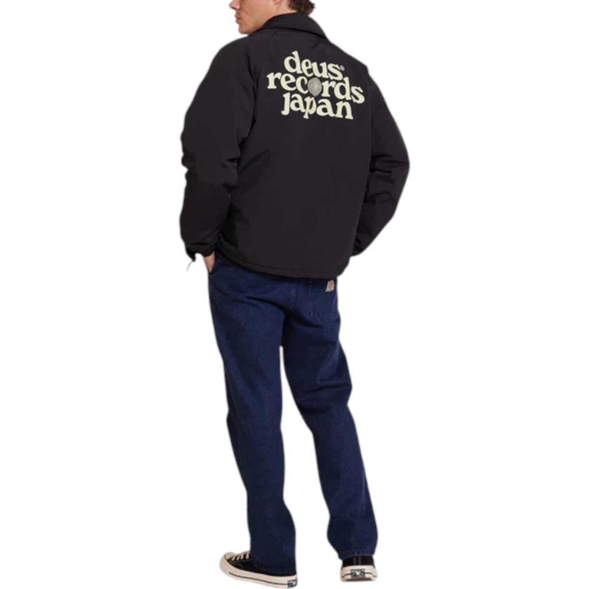 Deus Ex Machina - Veste noire avec impression