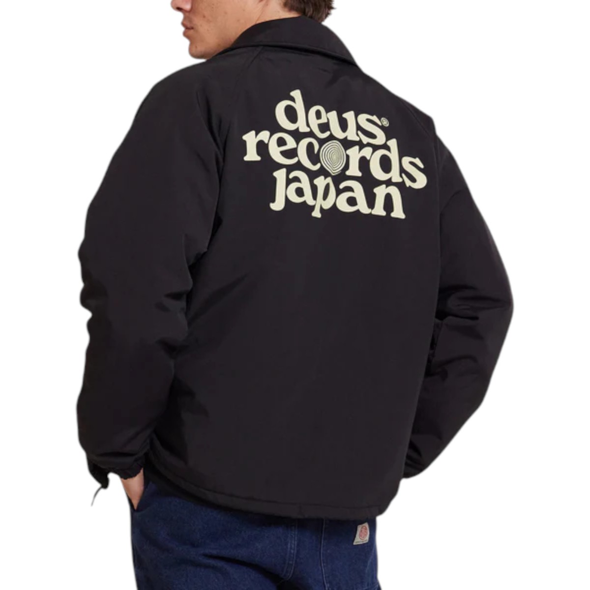 Deus Ex Machina - Veste noire avec impression