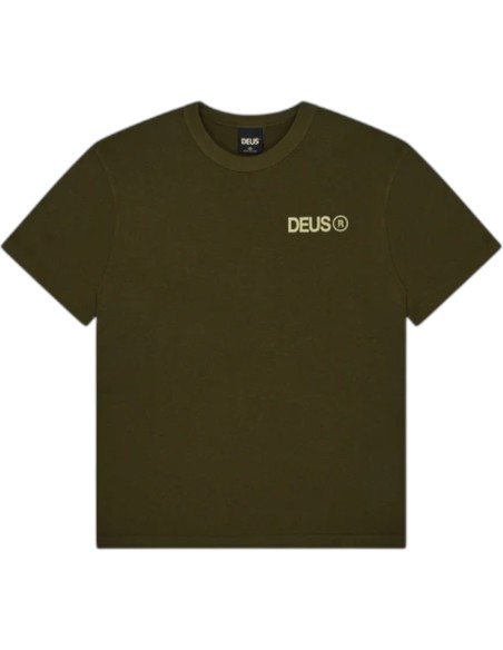 Deus Ex Machina - T-Shirt kaki imprimé